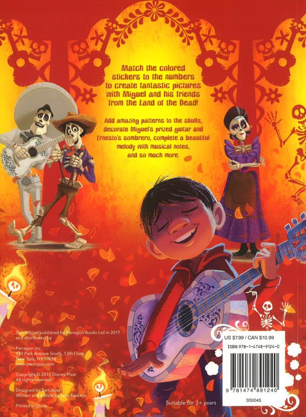 Disney Pixar Coco: Mosaic Sticker By Numbers For Cheap